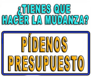 presupuestos de mudanzas en Madrid